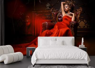 glamorous lady Wall mural