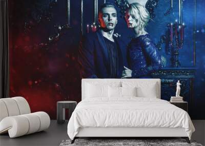 horror vampire story Wall mural