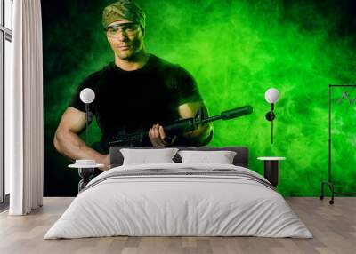 masculine soldier Wall mural