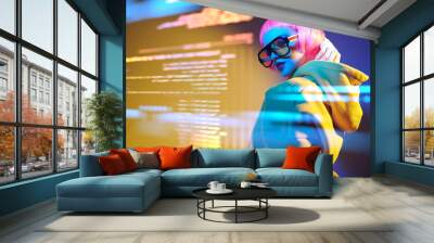 modern youth style Wall mural