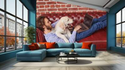 remote work at home Wall mural