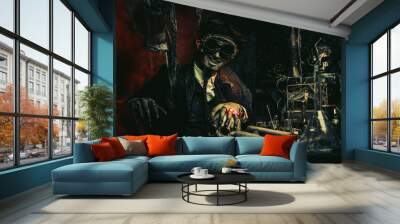 science fiction books Wall mural