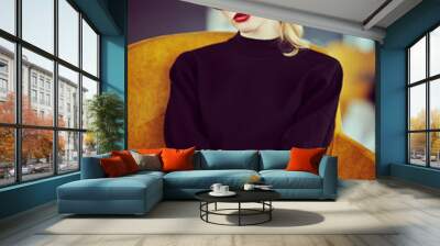 sophisticated young lady Wall mural