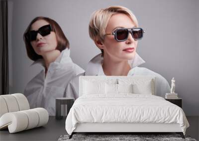 stylish mature women Wall mural