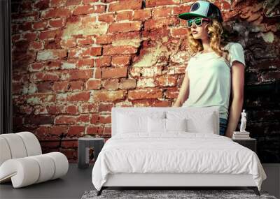 t-shirt style Wall mural