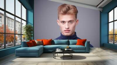 young man portrait Wall mural