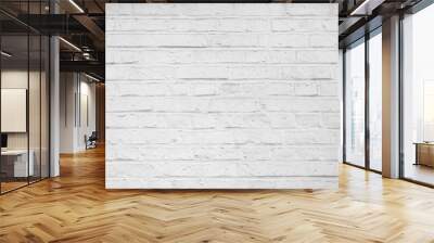 abstract old stucco white brick wall background Wall mural