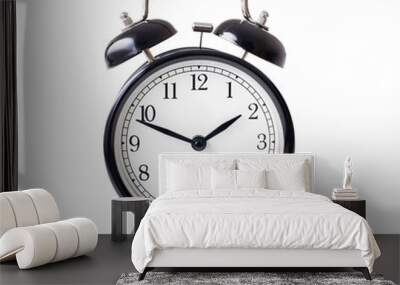 alarm clock isolated with clipping path included Wall mural