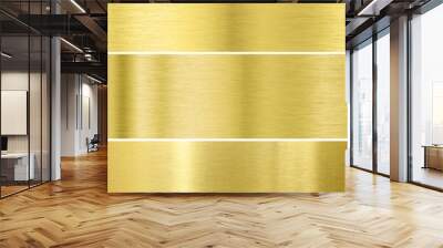 gold metal texture background collection Wall mural