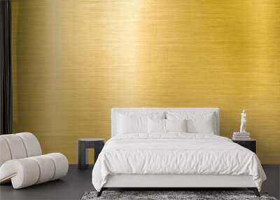 golden metal brushed wide textured plate Wall mural