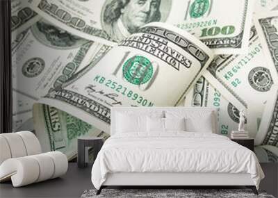 hundred dollars heap Wall mural