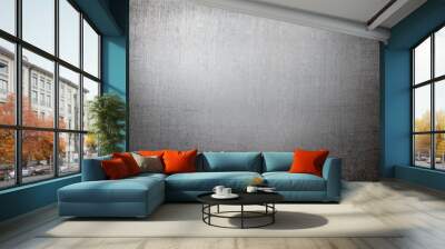 metal background or texture with scratches Wall mural