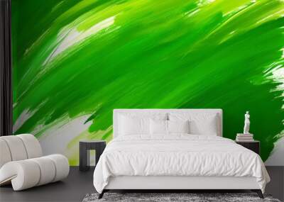 light green background, brush masks, background for the holiday St. Patrick's Day, background Wall mural