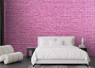 Magenta, texture of pink wallpaper or paper closeup background Wall mural