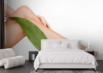 Beautiful Woman Legs In Spa Wall mural