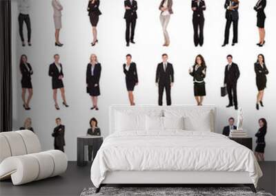 Group Of Multi Ethnic Business People Wall mural