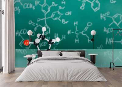 model of molecular structure Wall mural