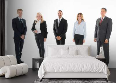 Portrait Of Confident Business People Wall mural