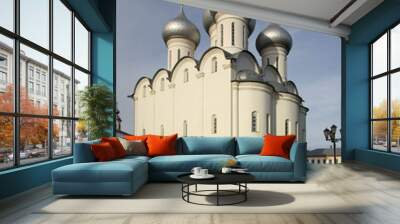 Vologda Kremlin - Saint Sophia cathedral at Cathedral Hill in Vologda. Russia Wall mural