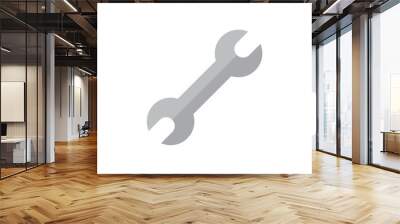 Wrench vector flat icon on white background Wall mural