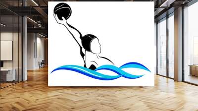 logo water polo Wall mural