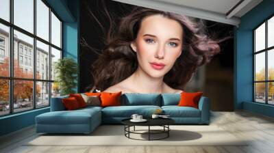 Close up Make up fashion model Wall mural