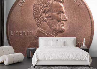 American one cent coin Wall mural