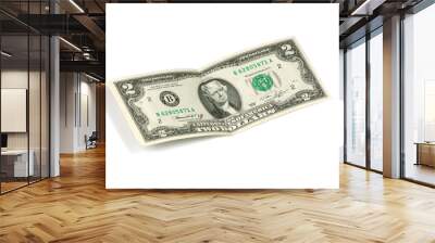 Two dollar bill Wall mural