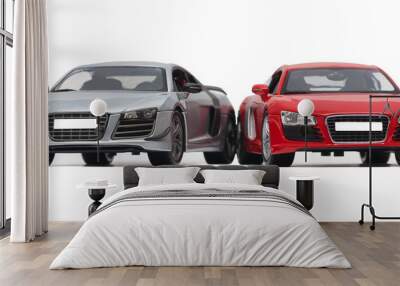 Two German sports car Wall mural