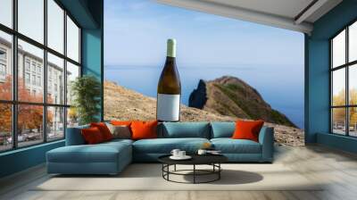 Wine by the sea Wall mural