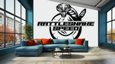 rattlesnake sped Wall mural