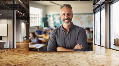 Experienced Educator Embracing History Wall mural