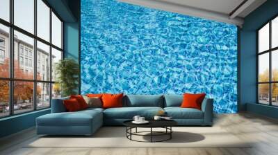 swimming pool, water texture, clear, pure Wall mural