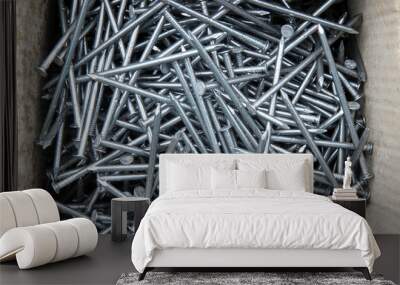 pile of steel nails Wall mural