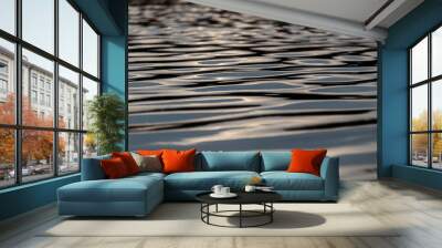 relaxation waves on the water Wall mural