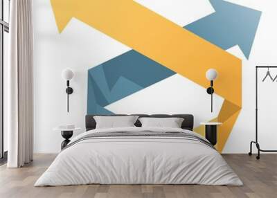 twisted arrows Wall mural