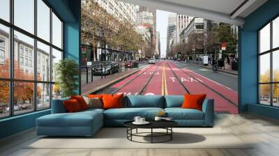 Beautiful cityscape of San Francisco Wall mural