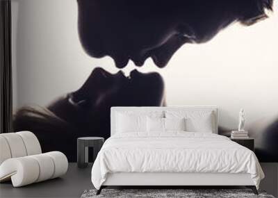 Passionate couple Wall mural