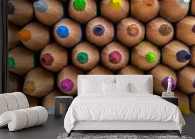 Puntas de colores Wall mural