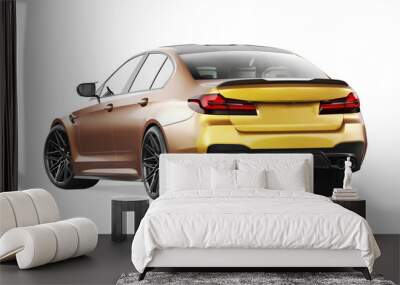 3D rendering of a generic concept car	 Wall mural