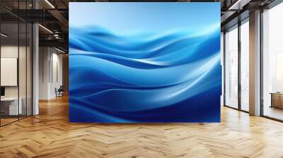 Abstract Background with 3D Wave Bright color Wall mural