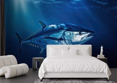 blue tuna Wall mural