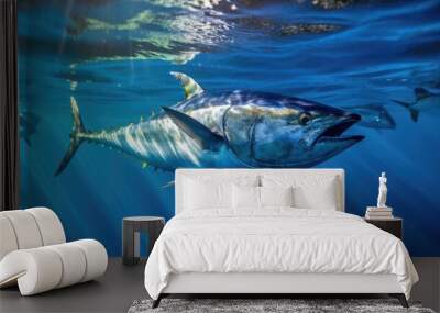 blue tuna Wall mural