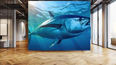 blue tuna Wall mural