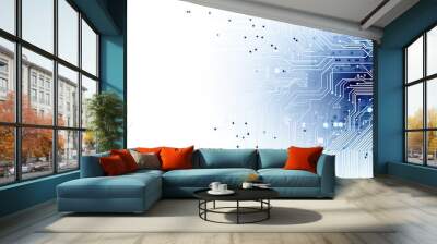 digital technologies banner Wall mural