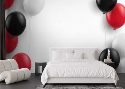 Vector illustration. Balloons on a white background.
 Wall mural