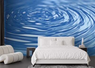 blue water Wall mural