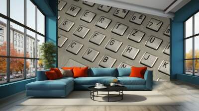 edelstahl tastatur Wall mural