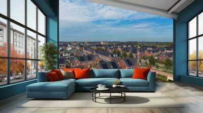 New housing development on the outskirts of Gouda named Westergouwe for expansion of this cheese town Wall mural