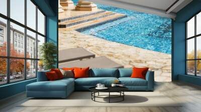 Exotic Luxury Swimming Pool Abstract Wall mural